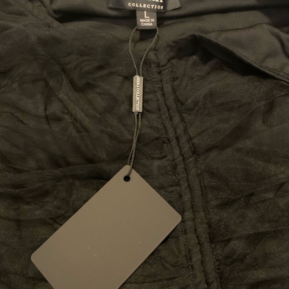 ELSY BLACK MESH DRESS - Picture 3 of 3